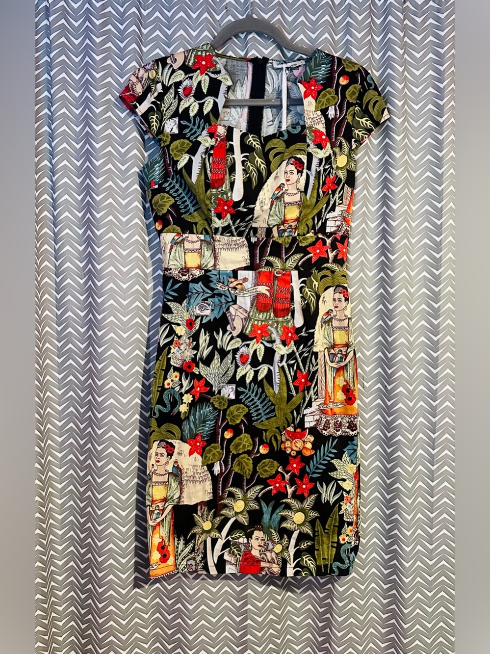 NWT Grace Karin | Frida Kahlo Sheath Dress, size Small